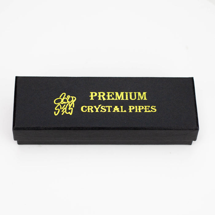 Acid Secs | Green Adventurine Crystal Pipe with Choke Quartz hand pipe Acid Secs Productions Inc.