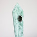 Acid Secs | Snow Green Crystal Pipe with Choke Quartz hand pipe Acid Secs Productions Inc.