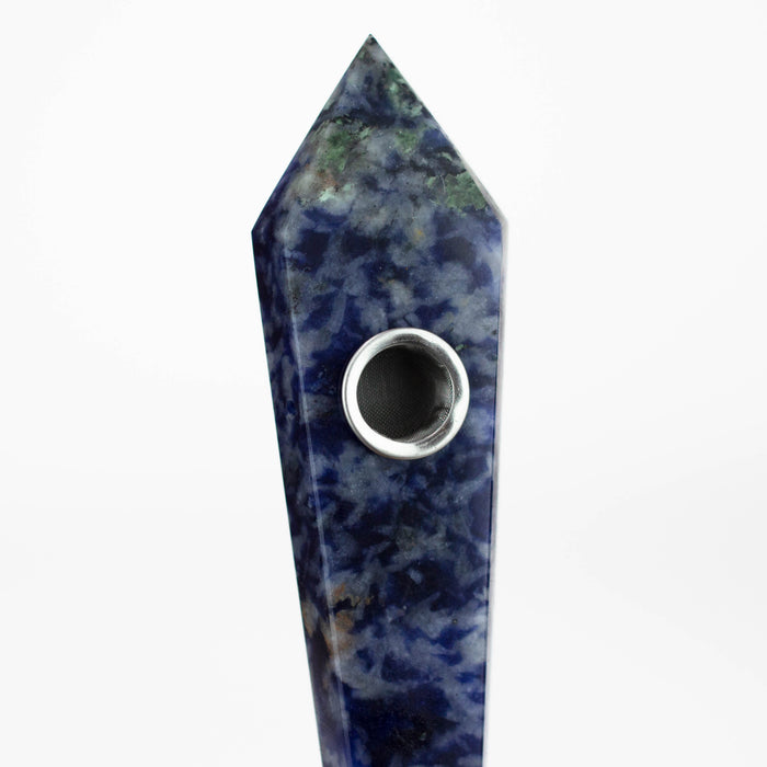 Acid Secs | Blue Dot Stone Crystal Pipe with Choke Quartz · Stone Pipe Acid Secs Productions Inc.