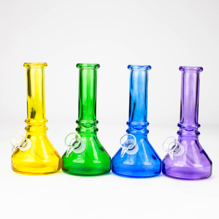 6" heavy color soft glass water bong ( HX4001 ) Glass Bong ONE