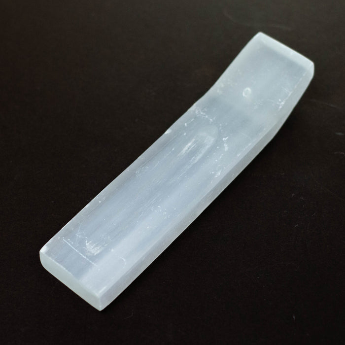 Acid Secs | Selenite Crystal Incense Holder Incense Acid Secs Productions Inc. Selenite Incense Holder
