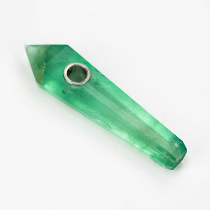 Acid Secs | Green Fluorite Crystal Pipe with Choke