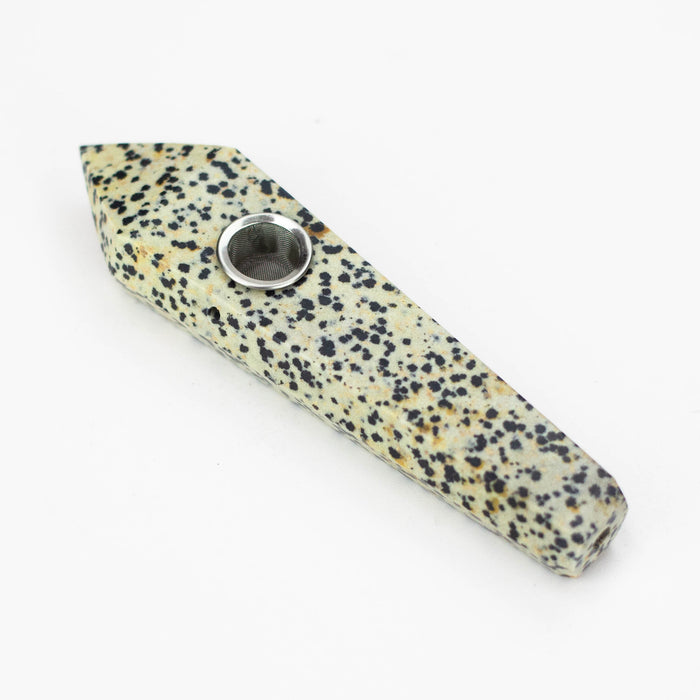 Acid Secs | Dalmatian Crystal Pipe with Choke