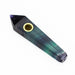 Acid Secs | Rainbow Fluorite Crystal Pipe with Choke Quartz hand pipe Acid Secs Productions Inc.