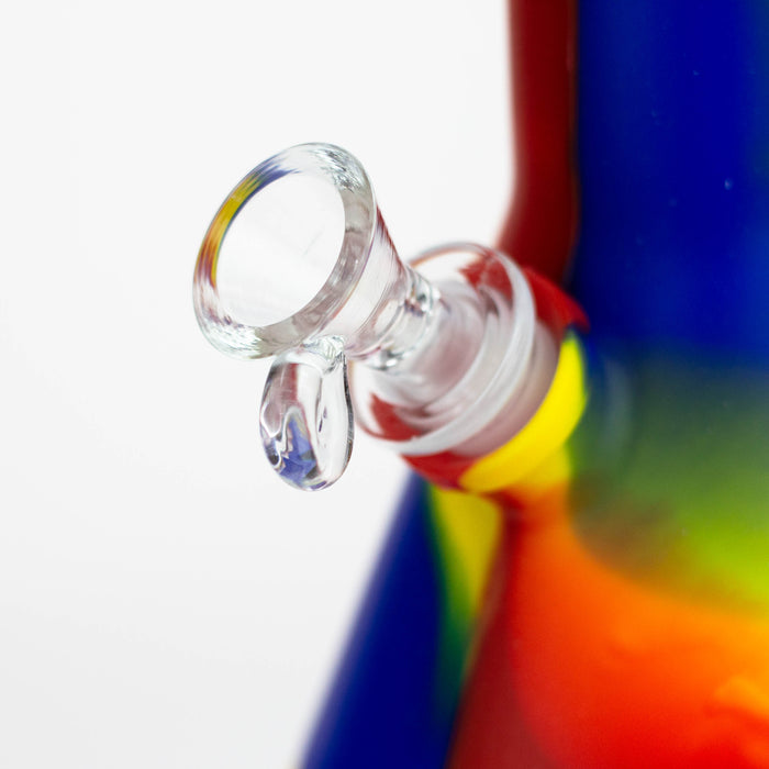 12" Assorted color Silicone detachable beaker water bong Resin · Silicone · Plastic Bong ONE