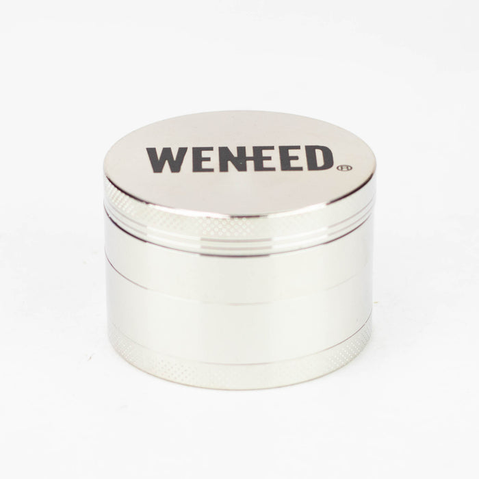 WENEED | Classic Metal Grinder 4pts Display Pack WENEED® Silver