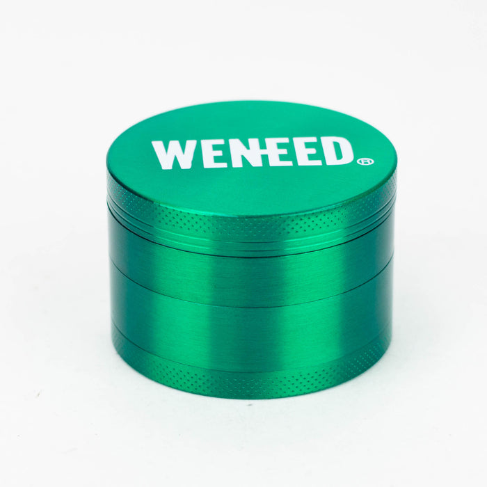 WENEED | Classic Metal Grinder 4pts Display Pack WENEED® Green