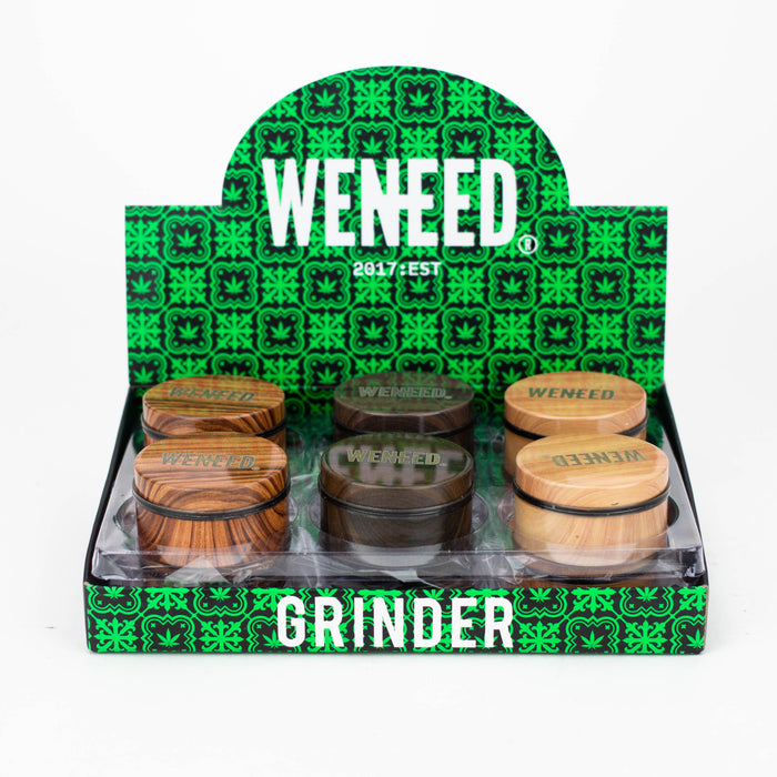 WENEED | Faux Wood Grinder 2pts Display Pack WENEED® Box (12 ea)