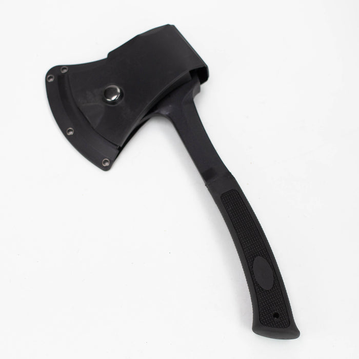 Defender-Xtream | 11" Black Tactical Axe With Sheath (5584) Sword, Machetes and Axes Canadian Distributor