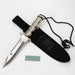 THE BONE EDGE | 10.5" Stainless Steel Blade Survival Knife with Sheath Heavy Duty [5819] Fixed Blade Knife Canadian Distributor