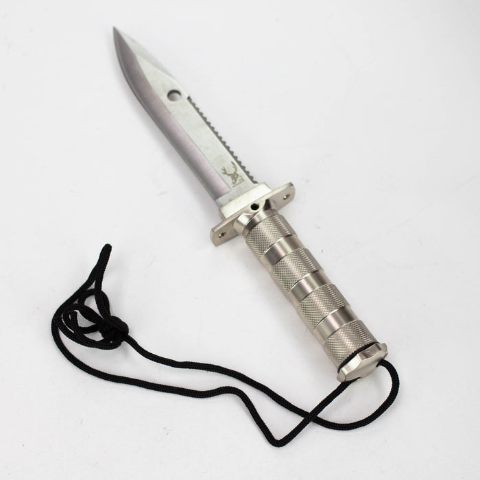 THE BONE EDGE | 10.5" Stainless Steel Blade Survival Knife with Sheath Heavy Duty [5819] Fixed Blade Knife Canadian Distributor