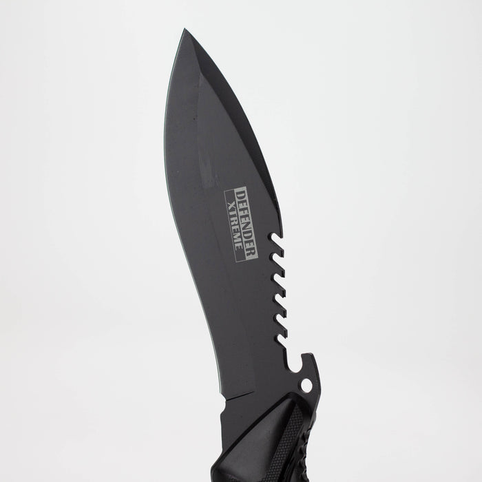 Defender-Xtream | 11" Black Hunting Knife with Sheath [6162] Fixed Blade Knife Canadian Distributor