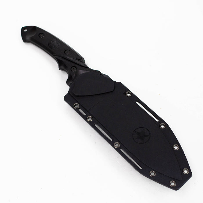 Defender-Xtream | 11" Black Hunting Knife with Sheath [6162] Fixed Blade Knife Canadian Distributor
