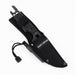 Hunt-Down | 9.5" Stonewashed Fixed Blade Full Tang Tactical Knife Sheath & Wrench [9839] Fixed Blade Knife Canadian Distributor