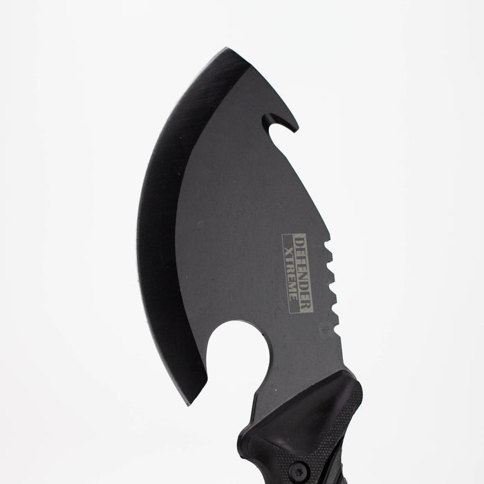 Defender-Xtream | 10" Black Skinner Knife with Sheath [6164]