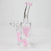Genie | 9" recycled bubbler with a banger [RY1448] Glass Bong ONE Milk Pink