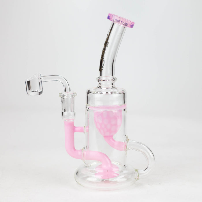 Genie | 9" recycled bubbler with a banger [RY1448] Glass Bong ONE