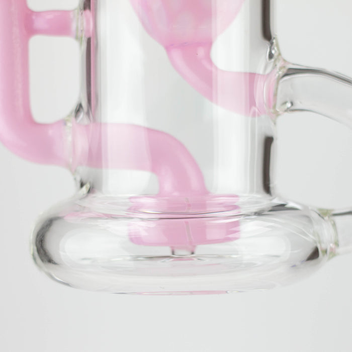 Genie | 9" recycled bubbler with a banger [RY1448] Glass Bong ONE