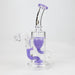 Genie | 9" recycled bubbler with a banger [RY1448] Glass Bong ONE Milk Purple