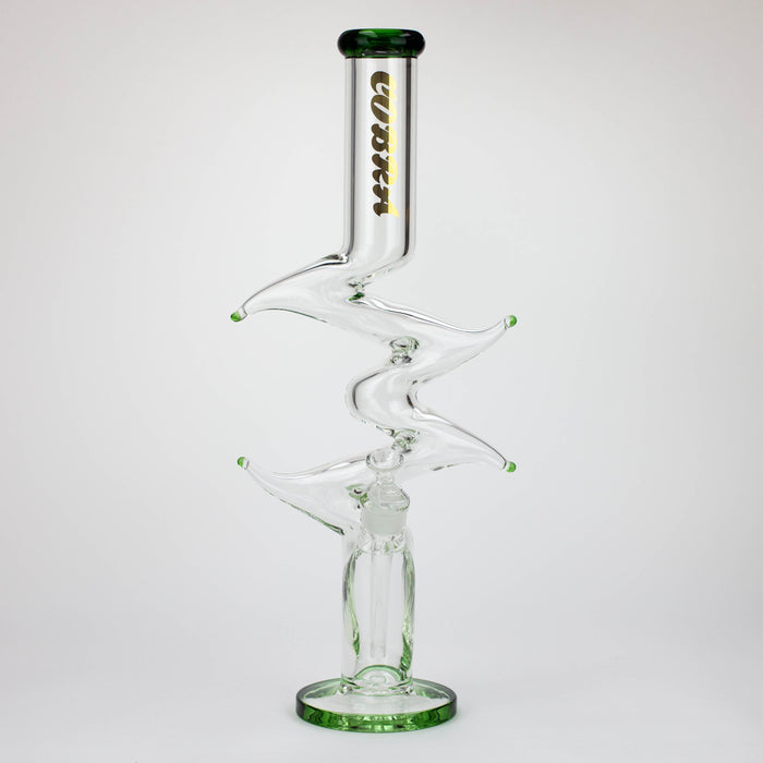 COBRA | 19" Zig-zag glass water bong Glass Bong JJ Distribution
