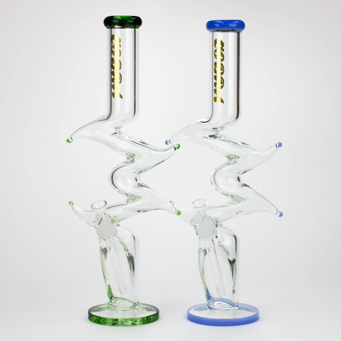COBRA | 19" Zig-zag glass water bong Glass Bong JJ Distribution