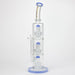 COBRA | 16" TRIPLE PERC WATER BONG Glass Bong JJ Distribution JADE BLUE