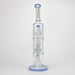 COBRA | 16" TRIPLE PERC WATER BONG Glass Bong JJ Distribution