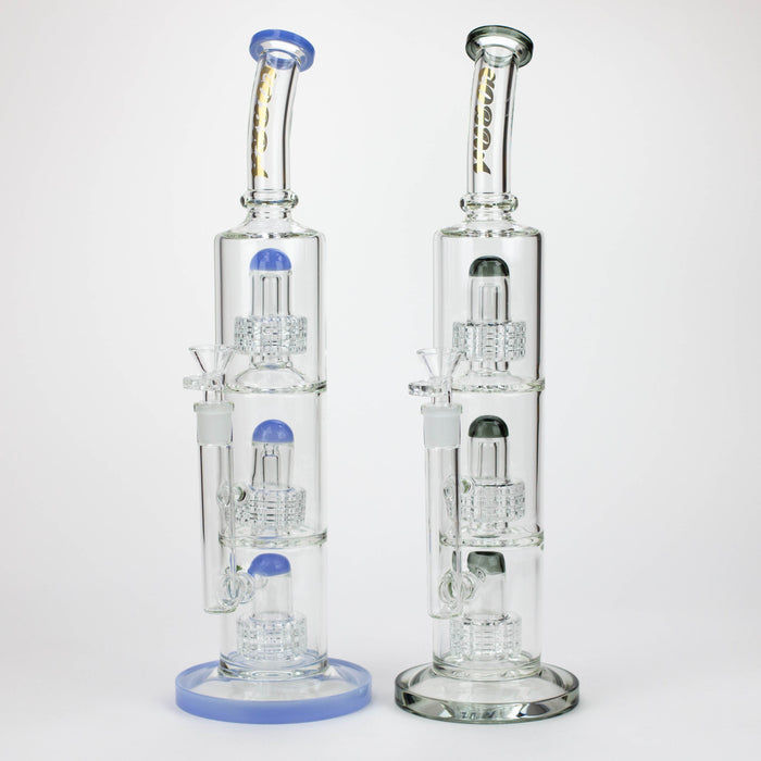 COBRA | 16" TRIPLE PERC WATER BONG Glass Bong JJ Distribution