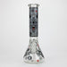 13.5 " JJ WOLF GLOW IN THE DARK BONG Glass Bong JJ Distribution