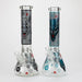 13.5 " JJ WOLF GLOW IN THE DARK BONG Glass Bong JJ Distribution