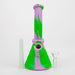 8" Silicone Bong [7050120B] Resin · Silicone · Plastic Bong Purple Haze Smoke Inc