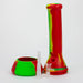 12" Silicone Assorted color Bong [7050089B] Silicone Bong Purple Haze Smoke Inc