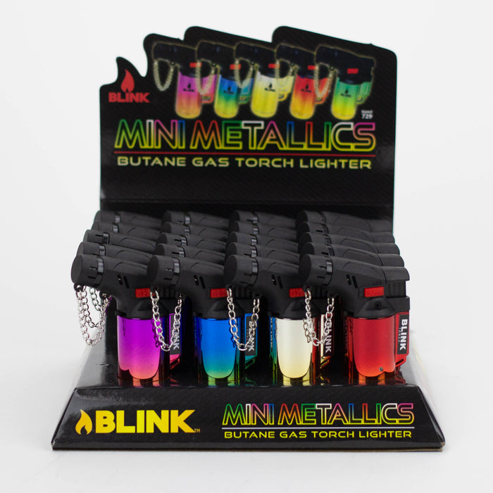 Blink Torch | 3.25" Mini Angle Torch - Metallic Color 20CT [729]