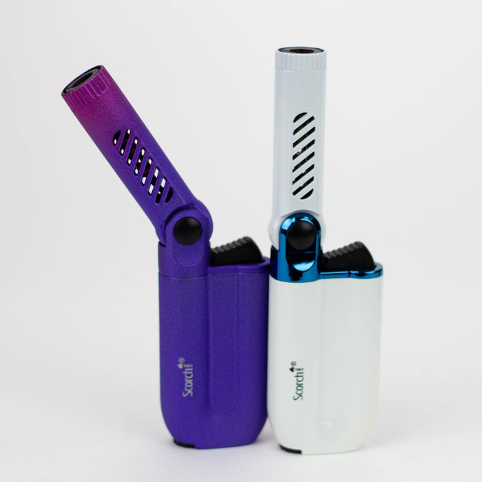 Scorch Torch | 6" Single Flame Two Tone Glittery Metallic Finish Adjustable Angle [61669-1] Torch Canadian Distributor