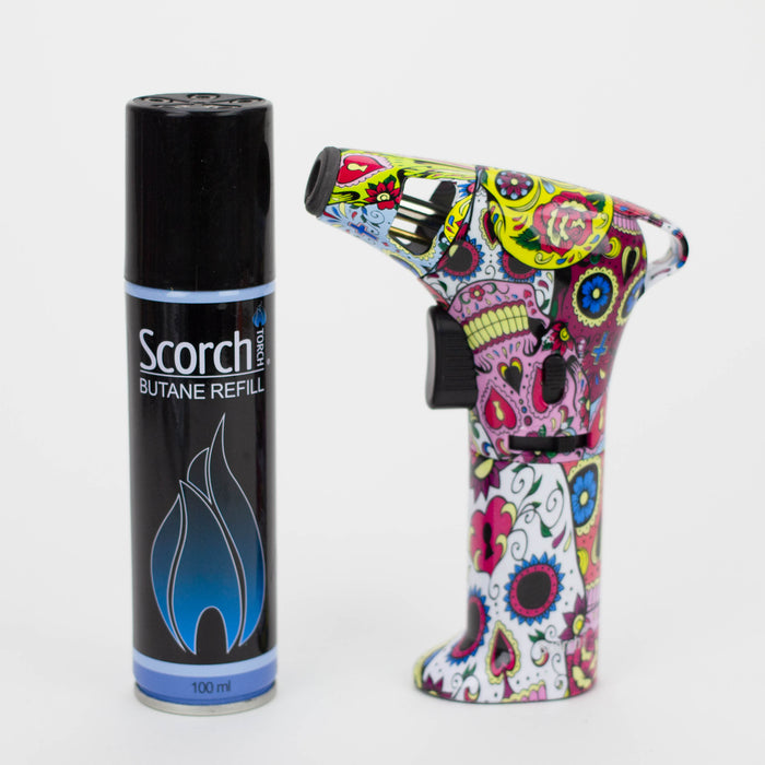 Scorch Torch | 6.5" Torch Blister Combo Butane Refill-Assorted [61687-B]