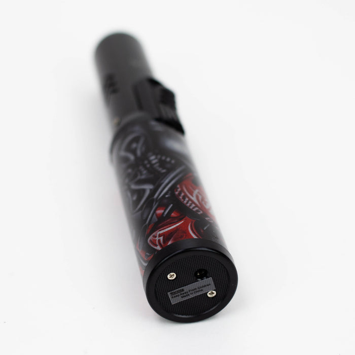 Scorch Torch | Pencil Torch 7”Asst Black/Graffiti & Leaf Designs [61664-1] Torch Canadian Distributor