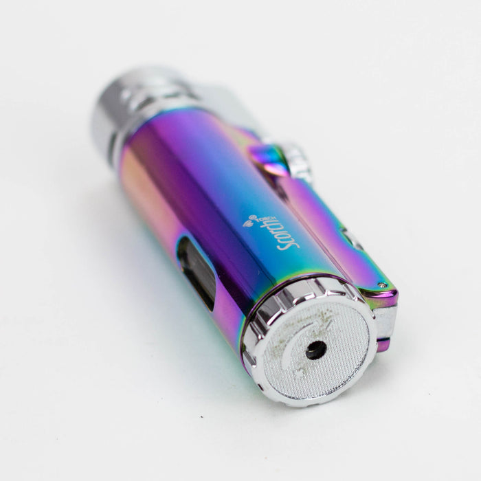 Scorch Torch | 3.5" Turbo Straight Shooter EZ Dial w/Cigar Punch Quad Flame Torch [61637-1] Lighters Canadian Distributor