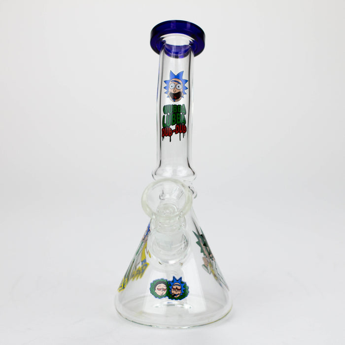 6" RM design glass water bong [BH104] Glass Bong 777 Smoke