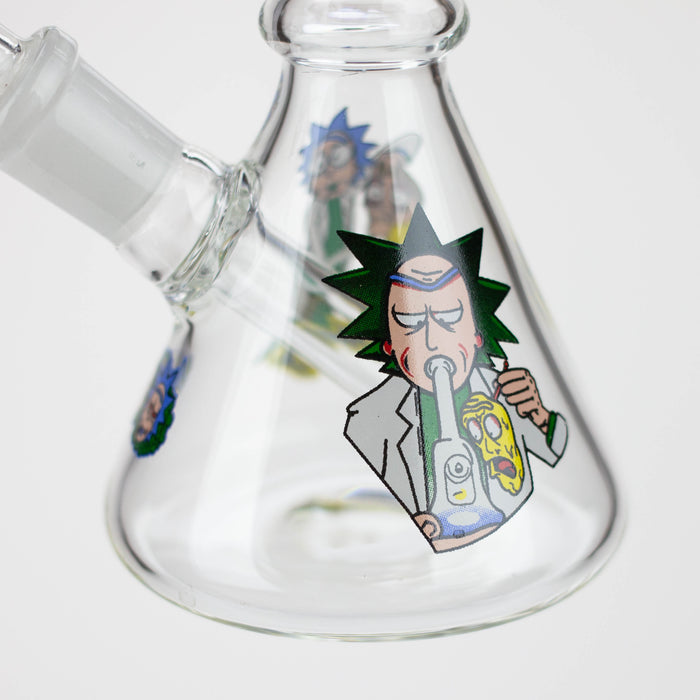 6" RM design glass water bong [BH104] Glass Bong 777 Smoke