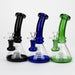 Z7" Color glass water bong with percolator[BH74x] Glass Bong 777 Smoke