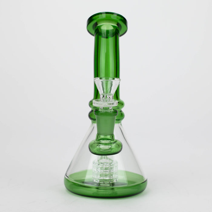 Z7" Color glass water bong with percolator[BH74x] Glass Bong 777 Smoke