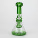 Z7" Color glass water bong with percolator[BH74x] Glass Bong 777 Smoke