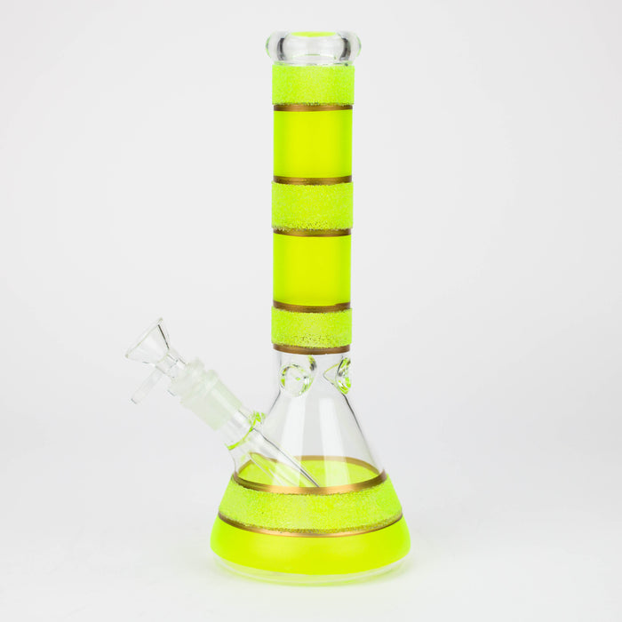 10" Yellow glass water bong [BH091] Glass Bong 777 Smoke