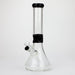 Z14" Color accented 7 mm glass water bong [BH92x] Glass Bong 777 Smoke Black