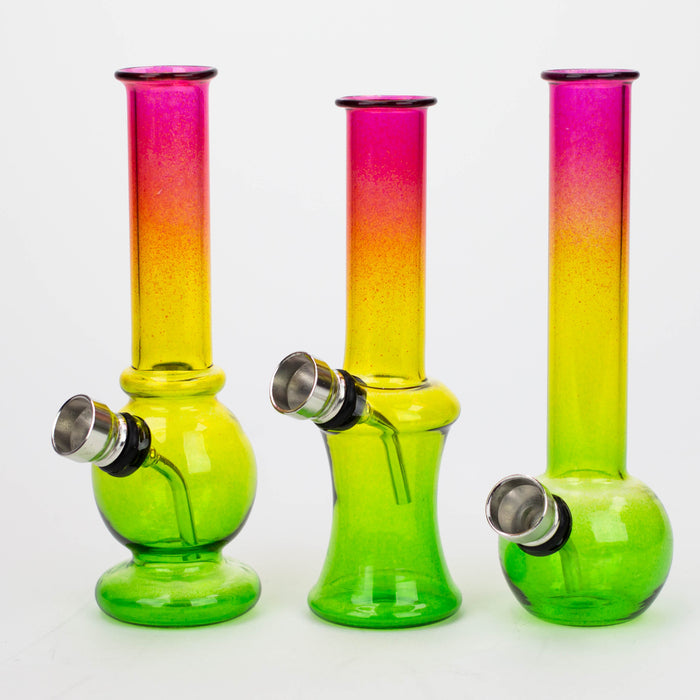 6" mini glass bong Box of 12 [BG266] Glass Bong 777 Smoke