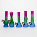 Z5" Three tones miniature glass bong Box of 12 [BG265] Glass Bong 777 Smoke