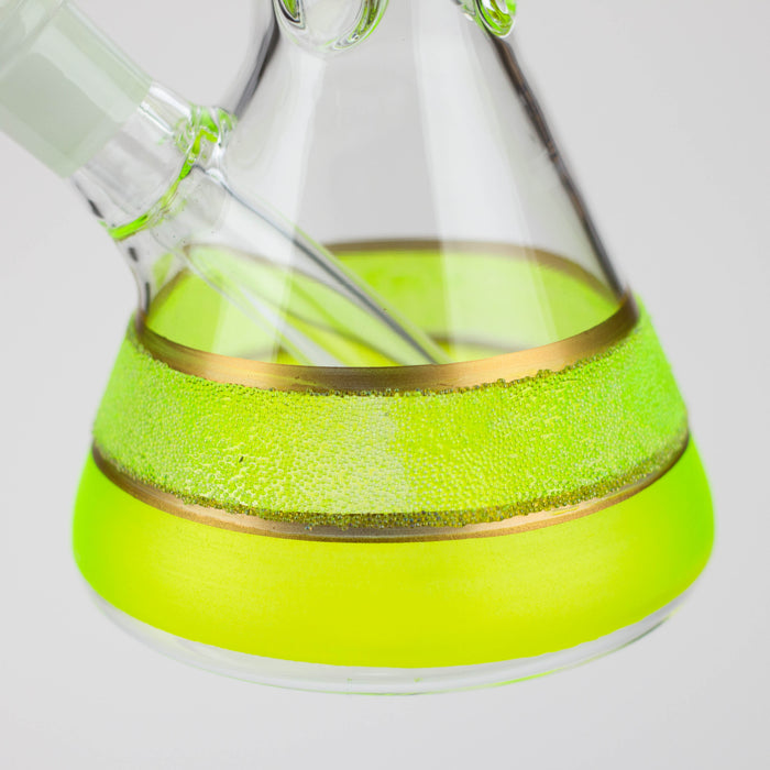 10" Yellow glass water bong [BH091] Glass Bong 777 Smoke