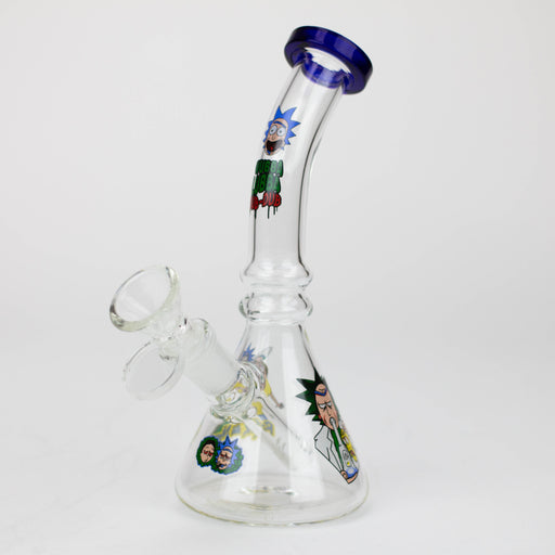 Z6" RM design glass water bong [BH104] Glass Bong 777 Smoke
