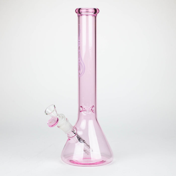 Genie | 12" color tube glass water bong [GB2130] Bongs ONE Pink