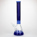 Genie | 17" sandblasted artwork tube 7 mm glass water bong [GB21006] Glass Bong ONE